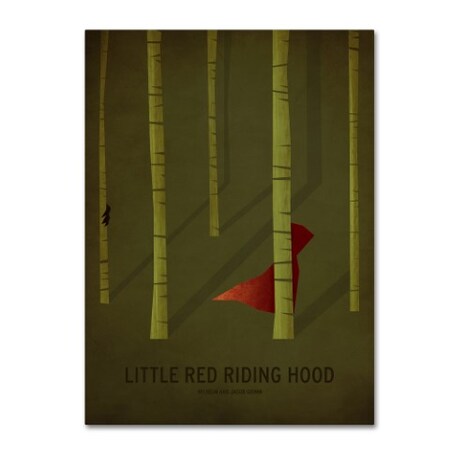 Trademark Fine Art Christian Jackson 'Red Riding Hood' Canvas Art, 35x47 CJ0050-C3547GG